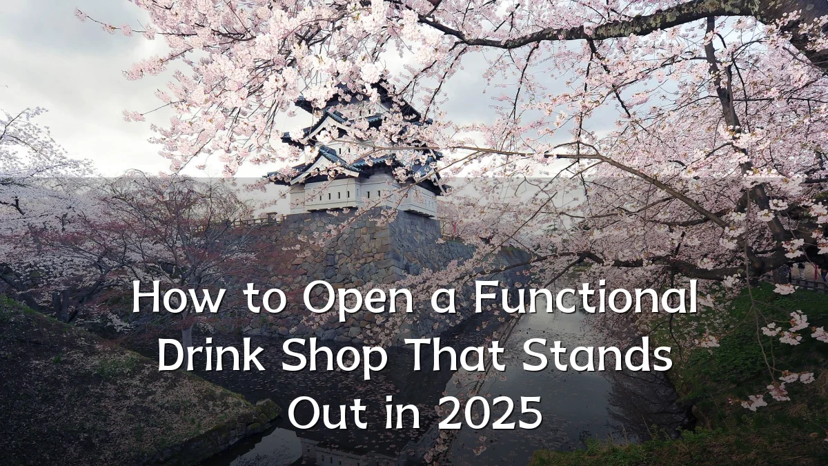 How to Open a Functional Drink Shop That Stands Out in 2025