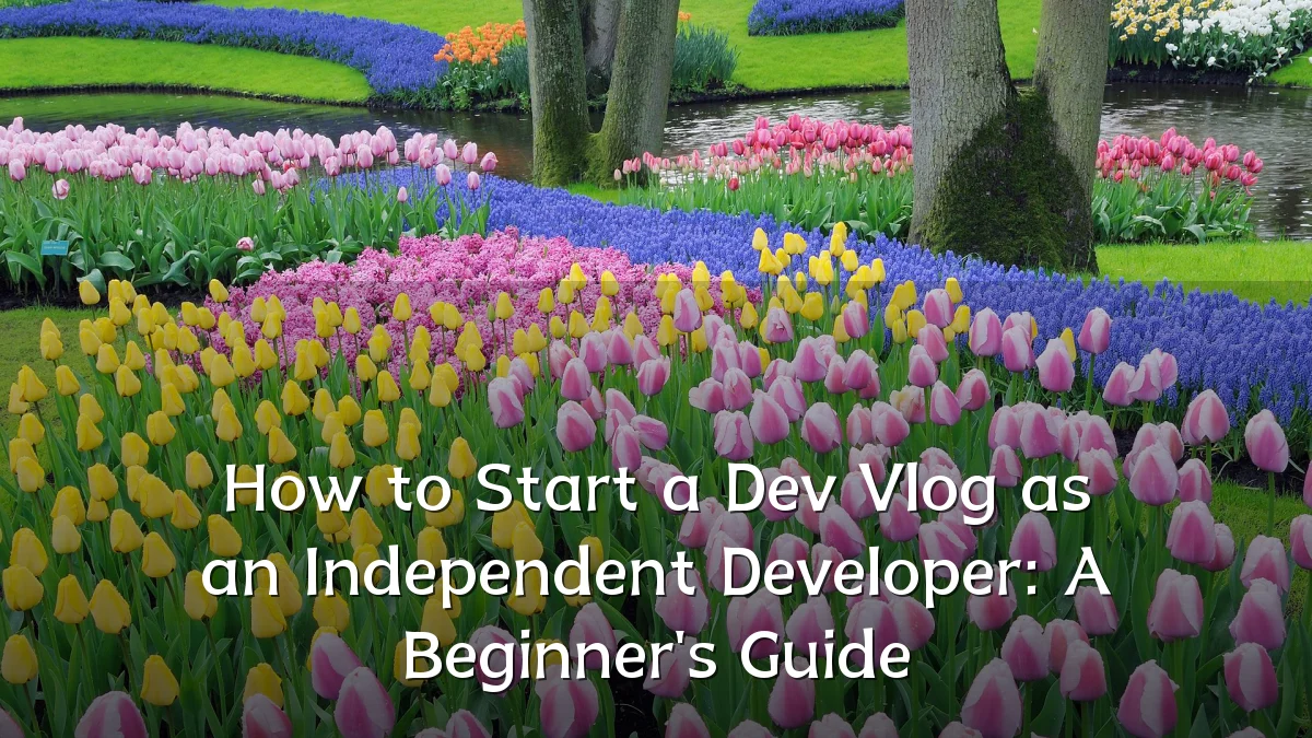 How to Start a Dev Vlog as an Independent Developer: A Beginner's Guide