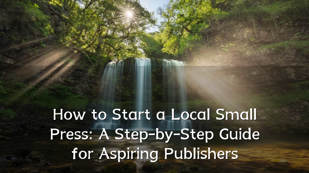 How to Start a Local Small Press: A Step-by-Step Guide for Aspiring Publishers