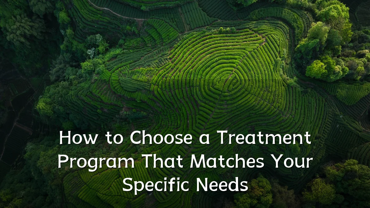 How to Choose a Treatment Program That Matches Your Specific Needs