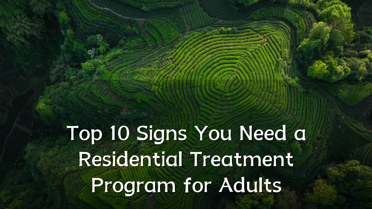 Top 10 Signs You Need a Residential Treatment Program for Adults