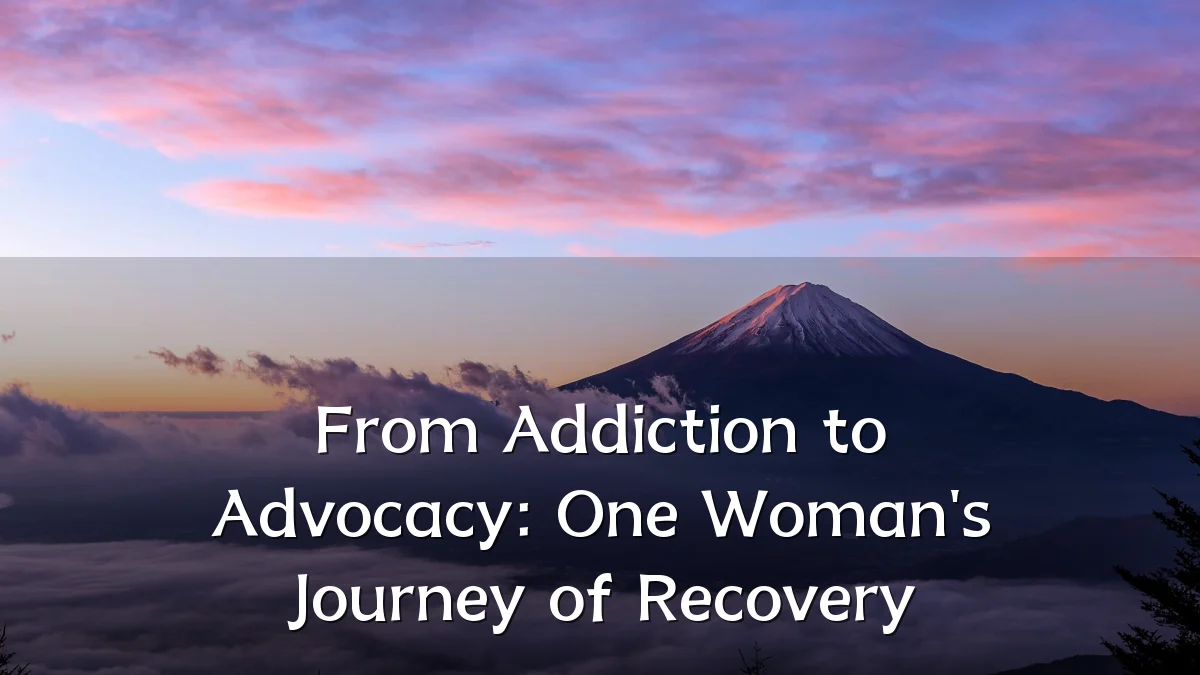 From Addiction to Advocacy: One Woman's Journey of Recovery