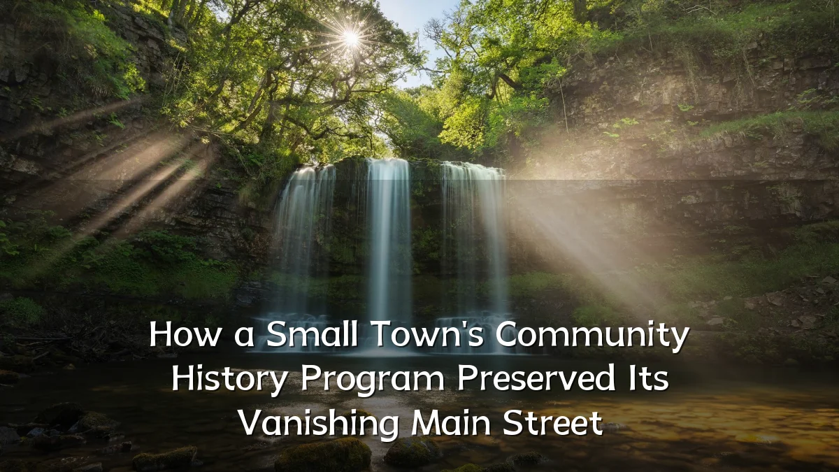 How a Small Town's Community History Program Preserved Its Vanishing Main Street