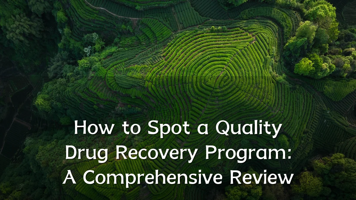 How to Spot a Quality Drug Recovery Program: A Comprehensive Review