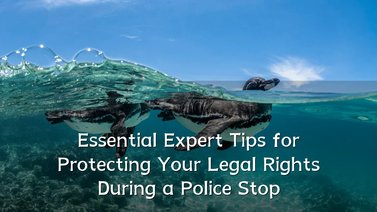 Essential Expert Tips for Protecting Your Legal Rights During a Police Stop