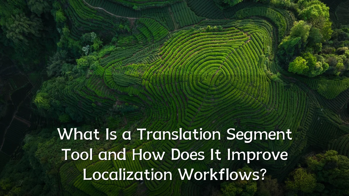 What Is a Translation Segment Tool and How Does It Improve Localization Workflows?