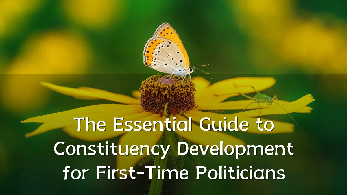 The Essential Guide to Constituency Development for First-Time Politicians